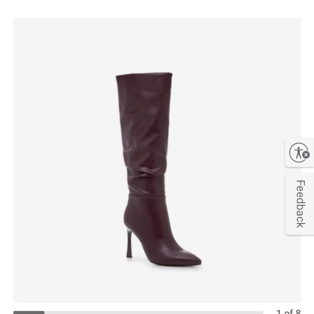 Mix No. 6 Maizah Burgundy Knee-High Boots